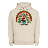Pigment French Oak Christmas Teacherlife rainbow Urban Hoodie - JahusDesignShop