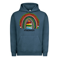 Pigment Midnight Navy Christmas Teacherlife rainbow Urban Hoodie - JahusDesignShop