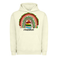 Pigment Pistachio Christmas Teacherlife rainbow Urban Hoodie - JahusDesignShop