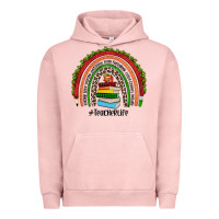 Pigment Salmon Christmas Teacherlife rainbow Urban Hoodie - JahusDesignShop