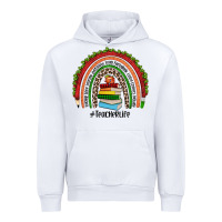 White Christmas Teacherlife rainbow Urban Hoodie - JahusDesignShop