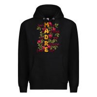 Black ella es mamá Premium Hoodie - JahusDesignShop