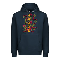 Navy ella es mamá Premium Hoodie - JahusDesignShop