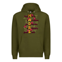 Army Green ella es mamá Premium Hoodie - JahusDesignShop
