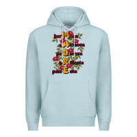 Blue Mist ella es mamá Premium Hoodie - JahusDesignShop