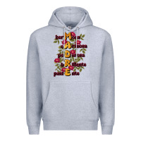 Heather Grey ella es mamá Premium Hoodie - JahusDesignShop