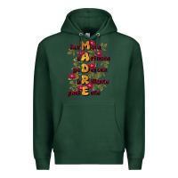 Sports Green ella es mamá Premium Hoodie - JahusDesignShop