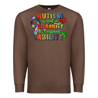Chestnut autism is not a disability its a different ability Premium Sweatshirt - Zillion Design Studio