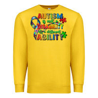 Lemon autism is not a disability its a different ability Premium Sweatshirt - Zillion Design Studio