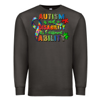 Smoke autism is not a disability its a different ability Premium Sweatshirt - Zillion Design Studio