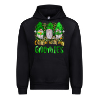 Black st patrick s chillin with my gnomies Urban Hoodie - JahusDesignShop