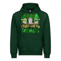 Forest Green st patrick s chillin with my gnomies Urban Hoodie - JahusDesignShop