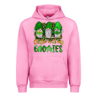 Fuchsia Pink st patrick s chillin with my gnomies Urban Hoodie - JahusDesignShop