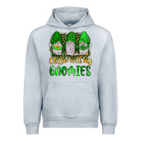 Heather Grey st patrick s chillin with my gnomies Urban Hoodie - JahusDesignShop