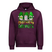 Mauve Wine st patrick s chillin with my gnomies Urban Hoodie - JahusDesignShop