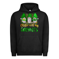 Pigment Black st patrick s chillin with my gnomies Urban Hoodie - JahusDesignShop