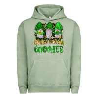Pigment Oil Green st patrick s chillin with my gnomies Urban Hoodie - JahusDesignShop
