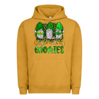 Pigment Peanut Butter st patrick s chillin with my gnomies Urban Hoodie - JahusDesignShop