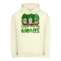 Pigment Pistachio st patrick s chillin with my gnomies Urban Hoodie - JahusDesignShop