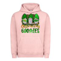 Pigment Salmon st patrick s chillin with my gnomies Urban Hoodie - JahusDesignShop
