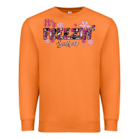 Carrot It's Freezin Season Pink Christmas Premium Sweatshirt - RanaPortraitStore