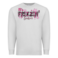 Dove Grey It's Freezin Season Pink Christmas Premium Sweatshirt - RanaPortraitStore