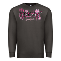 Smoke It's Freezin Season Pink Christmas Premium Sweatshirt - RanaPortraitStore