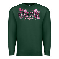 Sports Green It's Freezin Season Pink Christmas Premium Sweatshirt - RanaPortraitStore