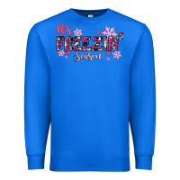 True Royal It's Freezin Season Pink Christmas Premium Sweatshirt - RanaPortraitStore