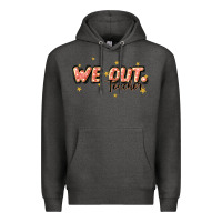 Charcoal Heather we out teacher Premium Hoodie - JahusDesignShop