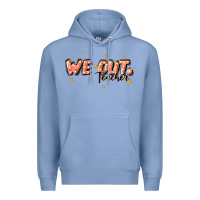 Colony Blue we out teacher Premium Hoodie - JahusDesignShop