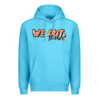 Ocean Blue we out teacher Premium Hoodie - JahusDesignShop