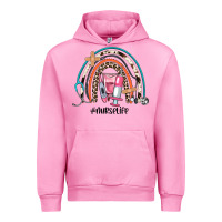 Fuchsia Pink nurse life rainbow Urban Hoodie - JahusDesignShop