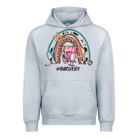 Heather Grey nurse life rainbow Urban Hoodie - JahusDesignShop