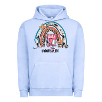 Pigment Grape Ice nurse life rainbow Urban Hoodie - JahusDesignShop