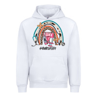 White nurse life rainbow Urban Hoodie - JahusDesignShop