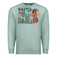 Seafoam wanted and wild long live cowgirls Premium Sweatshirt - texasbilliewilder