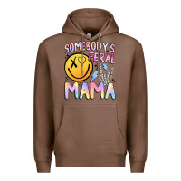 Chestnut somebody's feral mama Premium Hoodie - JahusDesignShop