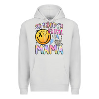 Dove Grey somebody's feral mama Premium Hoodie - JahusDesignShop