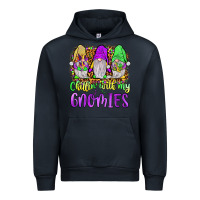 Navy mardi gras chillin' with my gnomies Urban Hoodie - JahusDesignShop