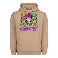 Pigment Burro mardi gras chillin' with my gnomies Urban Hoodie - JahusDesignShop