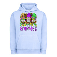 Pigment Grape Ice mardi gras chillin' with my gnomies Urban Hoodie - JahusDesignShop