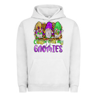 Pigment Lunar Rock mardi gras chillin' with my gnomies Urban Hoodie - JahusDesignShop