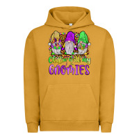Pigment Peanut Butter mardi gras chillin' with my gnomies Urban Hoodie - JahusDesignShop
