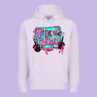 Fuck Cancer Premium Hoodie Designed By Adodesignshop