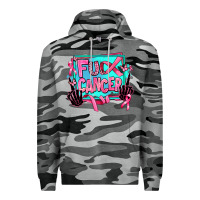 Slate Camo fuck cancer Premium Hoodie - AdoDesignShop