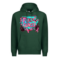 Sports Green fuck cancer Premium Hoodie - AdoDesignShop
