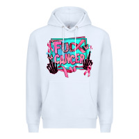 White fuck cancer Premium Hoodie - AdoDesignShop