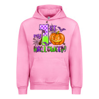 Fuchsia Pink my first halloween pumpkin Urban Hoodie - AdoDesignShop