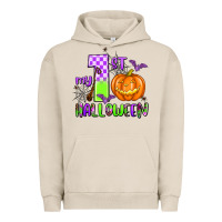 Pigment French Oak my first halloween pumpkin Urban Hoodie - AdoDesignShop